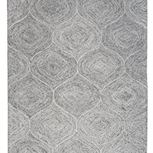 Коврик Rizzy Home Brindleton Collection 8' x 10' серый/слоновая кость | Дом и сад