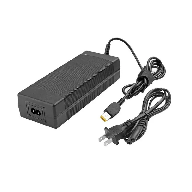 20 V 4.5A квадратный Порты и разъёмы Питание адаптер Зарядное устройство для lenovo