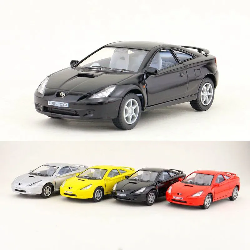 Металлическая Модель KINSMART литой под давлением масштаб 1:34 игрушка Toyota Celica