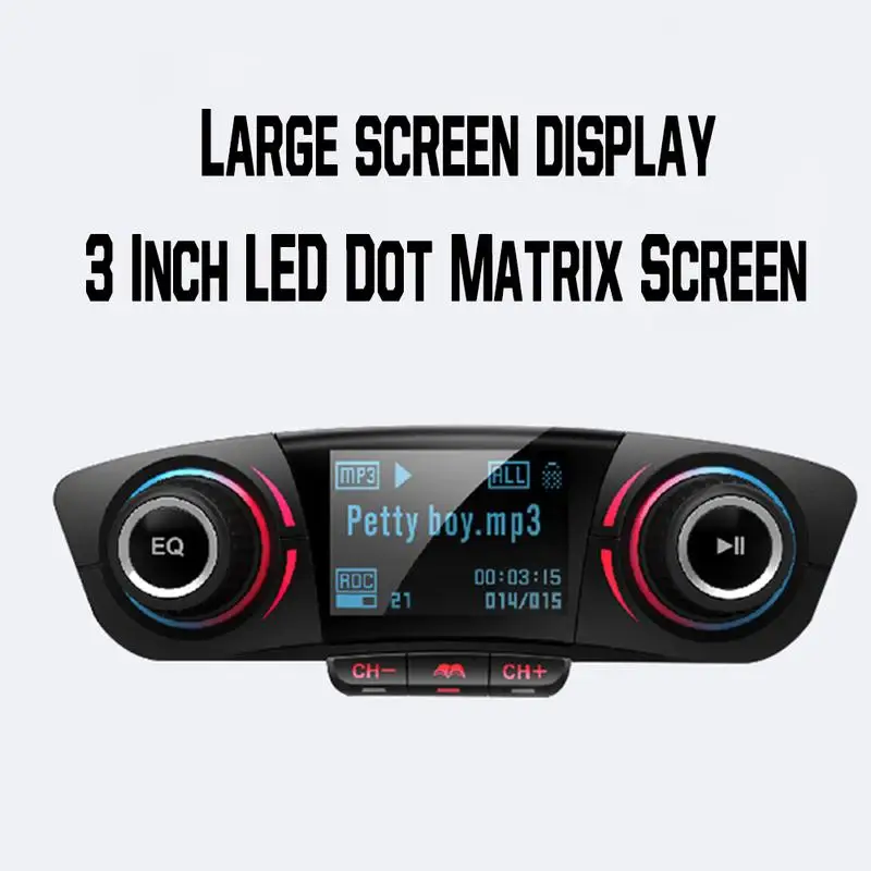 Новый Автомобильный MP3-плеер fm-передатчик Multi-Функция приемник Bluetooth Поддержка U диска/TF автомобильный Зарядное устройство автомобильного п... Новый Автомобильный MP3-плеер fm-передатчик Multi-Функция приемник Bluetooth Поддержка U диска/TF автомобильный Зарядное устройство автомобильного п...