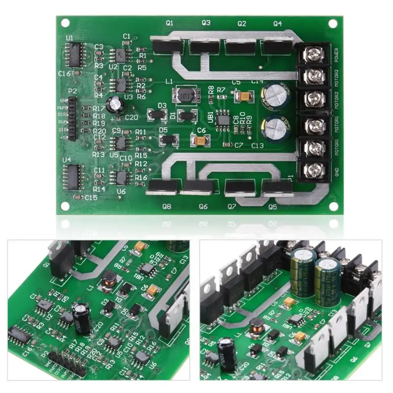 Двухмоторная плата модуля драйвера H bridge DC MOSFET IRF3205 3 36V 10A Peak30A|Драйвер двигателя| |