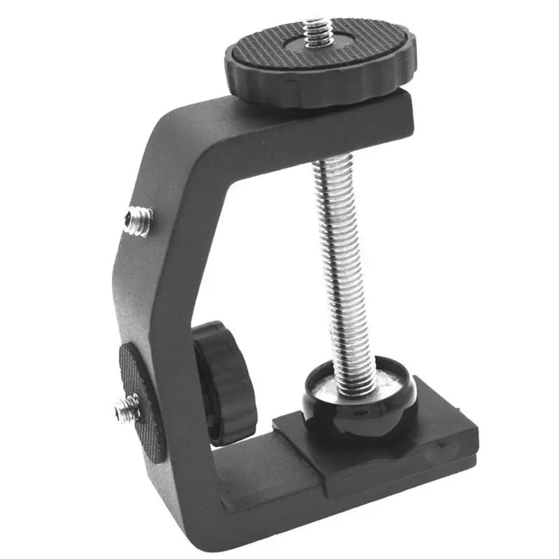 

Large Size Metal Heavy Duty Photo Studio Light Stand C Clamp U Clip Bracket Large Size with 1/4" Srew