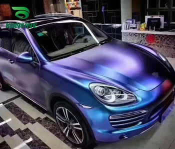 

Car Styling Wrap Electro-optic Purple charm blue Car Vinyl film Body Sticker Car sticker With Air Free Bubble For Car Tuning