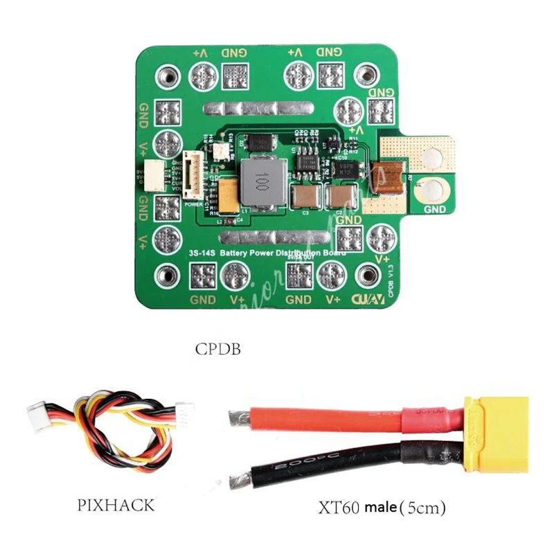 

CUAV CPDB High Voltage Power Distribution Board 10V-60V Input for PIXHAWK PIXHACK4-8 Axis Voltage Management DIY Drone FPV