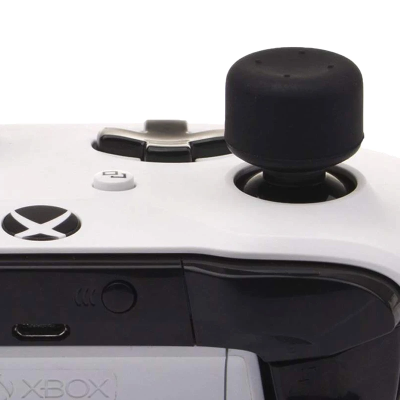 Силиконовый чехол для Microsoft Xbox One X & S контроллер 2 (черный и белый) с Pro Thumb Grips