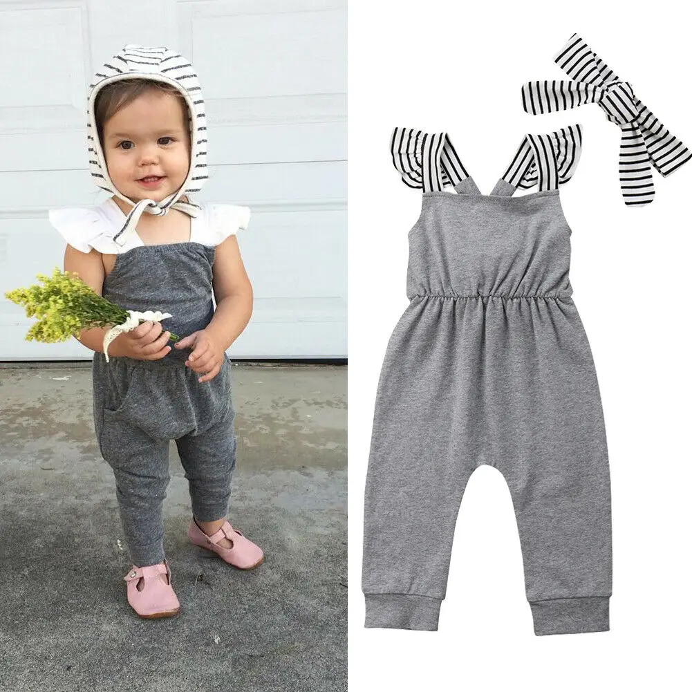 kids grey jumpsuit