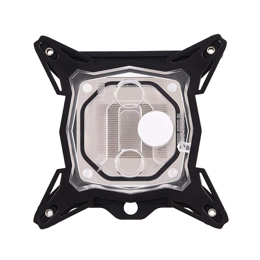 

Universal 0.3Mm Mini Computer Cpu Cooling Water Block Cooler Kit Red Copper Base For Intel Without The Quick Twist Joint