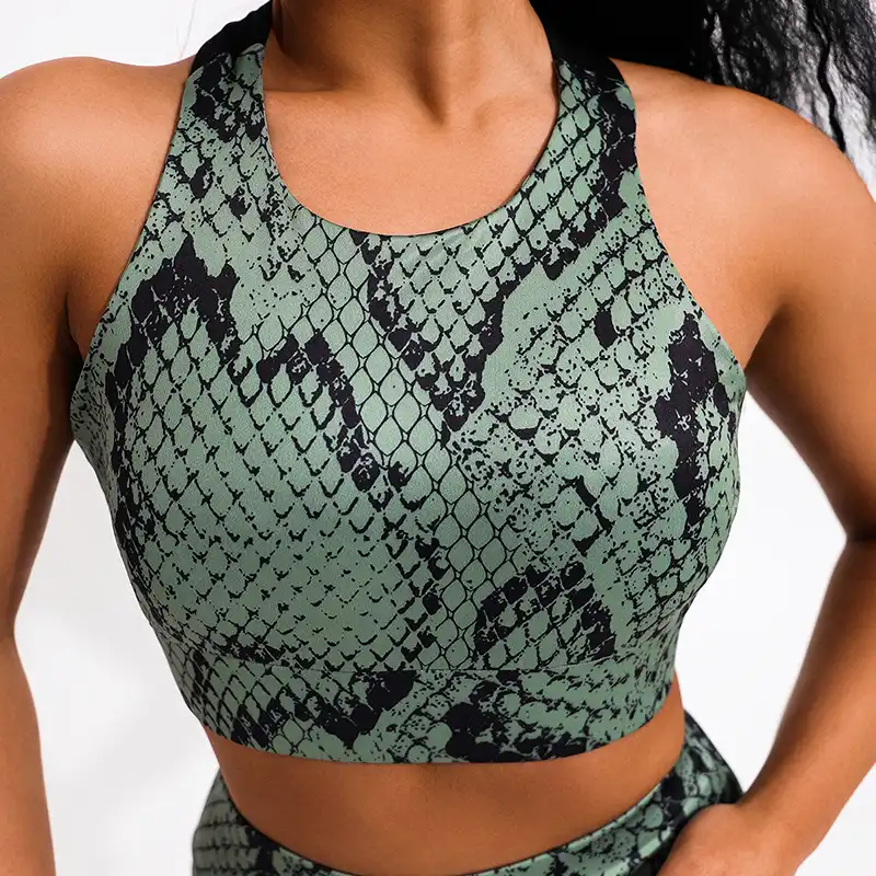 Snake print workout set Clearance