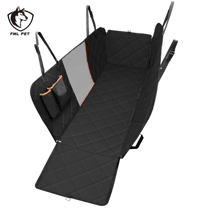 

FML Pet Seat Cover for Cars Trucks Waterproof Cat Travel Accessories Dog Fence Nonslip Hammock Car Seat Cover with Mesh Window