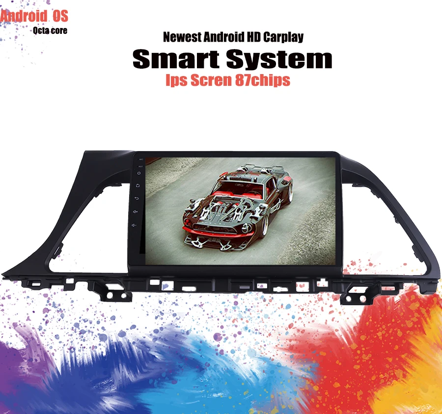 Sale 9" HD 4+64GB Head Unit Car Stereo Radio GPS Head Unit For 2015 2016 2017 2018 Hyundai Sonata Android 9.1 Multimedia Player 4 Sale 9" HD 4+64GB Head Unit Car Stereo Radio GPS Head Unit For 2015 2016 2017 2018 Hyundai Sonata Android 9.1 Multimedia Player 4