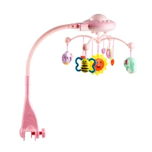 Baby Rattle Infant Toys For 0-12 Months Crib Mobile Bed Bell With Music And Sky Stars Projection Early Learning Kids Toy