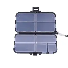 Коробка для хранения рыболовной приманки, принадлежности для рыболовной снасти, водонепроницаемый пластик, несколько отсеков, 2 характеристики, дополнительная сумка для хранения