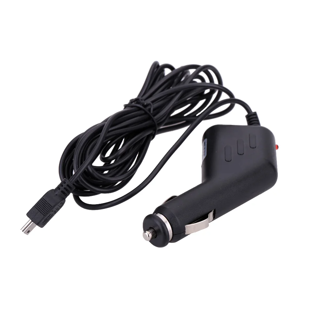 

KKMOON Universal Car DVR Charger 5V for Navigation GPS Car Navigate Vehicle Recorder DVR Camera LED Indicator