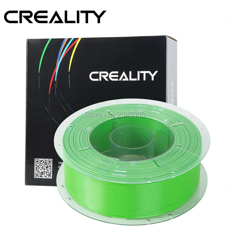 

CREALITY 3D High Quality Green Color Filament PLA 1.75mm for 3D Printing Pen and 3D Printer