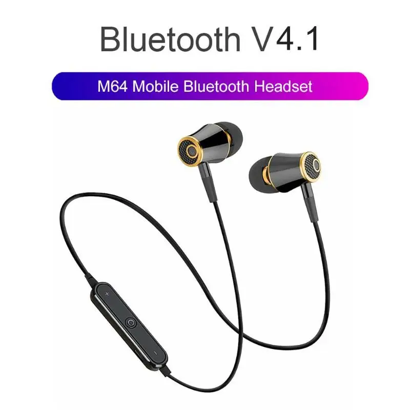 N64 беспроводные Bluetooth наушники стильные стереонаушники Спортивная гарнитура с