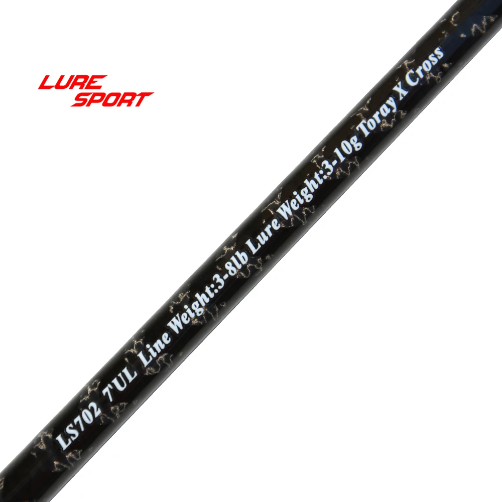 Карбоновая удочка LureSport 2 1 м UL пустая быстрая крестовая Toray строительный элемент