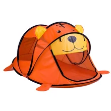 Милый мультяшный игрушечный домик с тигром для девочек и мальчиков, замок для детей, большая детская игровая палатка для помещений и улицы(оранжевый