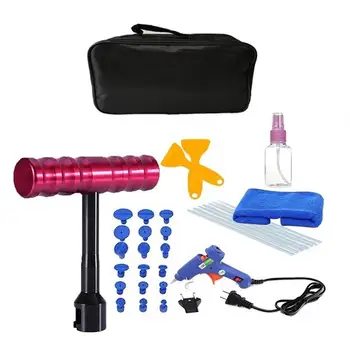 

32pcs/Kit Paintless Practical Dent Repair Tools Remover Tools Dent Lifter Dent Repair Kit Removal Tools Set Kit US Plug