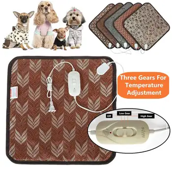 

Anti-scratch Electric Heated Pad Dog Heating Mat Pet Electric Heating Blanket Cat Sleeping Bed For Autumn Winter Heated Mat Beds