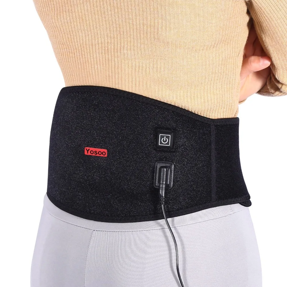 

Hot Women Period Body Pain Relief Waist Heating Pad Hot & Cold Therapy Lower Back Support Waist Brace Lumbar Care Back Warmer