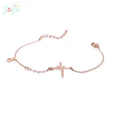 Badu Простой браслет из нержавеющей стали для Девочки корейский Кристалл Золотые цветные браслеты подарок на день матери Прямая