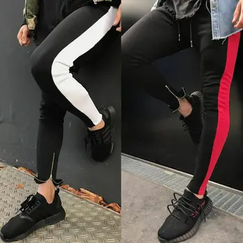 

Men's Plain Jogger Sportwear Slim Casual Harem Pants Slacks Trousers Sweatpants