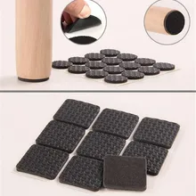 200 комплекты самостоятельно липкий коврик стол стул круглая мебель ногу, начинающих ходить; Защита ног квадратной формы с защитой от скольжения, бампер оборудование для вашего дома