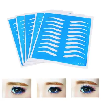 

5pcs Silicone Tattoo Training Skin Microblading Eyebrow Training Silicone Fake Skin Permanent Makeup Tattoo Skin Blue