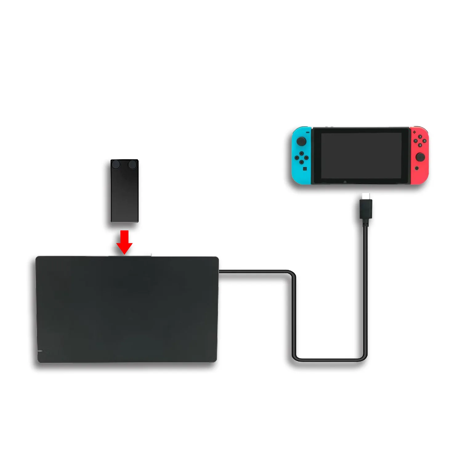 

OSTENT USB 3.1 Type C Extension Data Cable Cord for Nintendo Switch Console