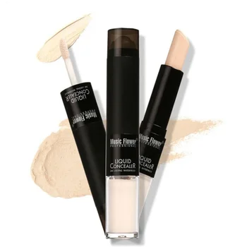 1 Piece Makeup Concealer Cream Foundation Cover Skin Face Contour Concealer Cosmetics Double Head Face