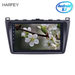 Harfey 2DIN 9 дюймов Android 8,1 автомобильное радио для Mazda 6 Rui wing 2008-2014 мультимедийный плеер gps навигационная Головка блока