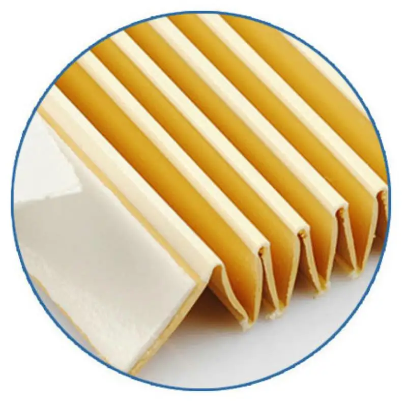  2Pcs/lot Yellow Strip Corners Table Bumper Baby Kids Finger Protector Toddler Safety Pinch Strip Gu