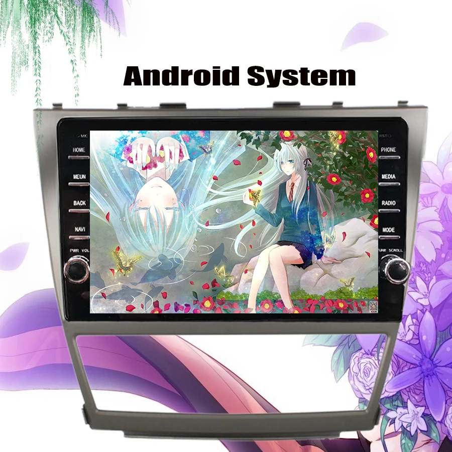 Автомобильный мультимедийный видеоплеер 4 + 64 ГБ Android 10 0 4G GPS WiFi 2din для Toyota Camry 40 50 2007