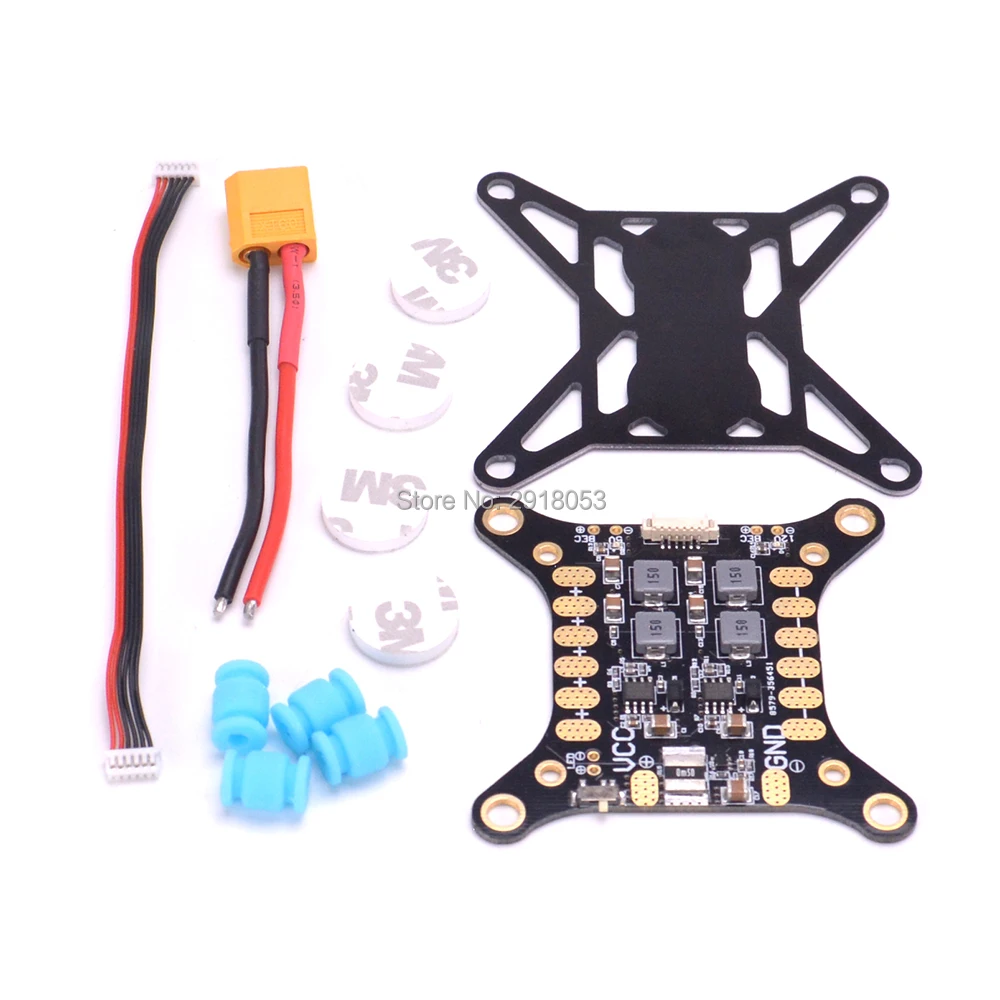

5 in 1 Shock Absorber Damping Plate Integrated Power Module ESC Power Distribution Board 5V & 12V BEC for APM Pixhawk