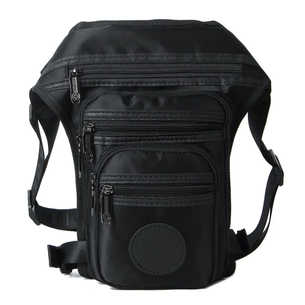 Men Waterproof Nylon Leg Bag Waist Fanny Pack Drop Belt Messenger Shoulder Bags