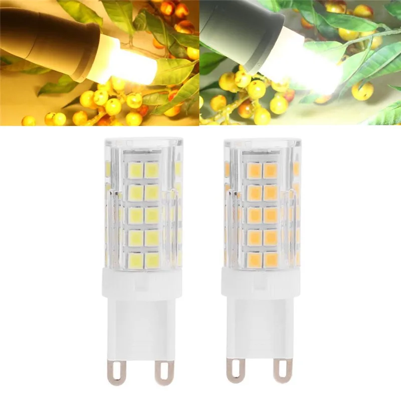 

CLAITE Non-dimmable AC110-240V G9 7W SMD2835 64 LED Ceramic Corn Light Bulb for Outdoor Home Decoration 360 Degree Angle