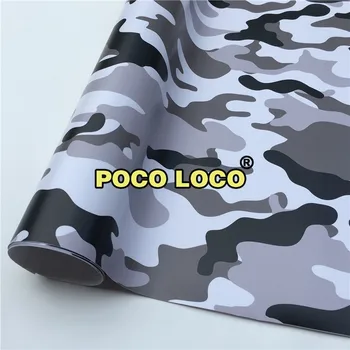 

ARCTIC SNOW Black And White CAMO Digital Camouflage Car Vinyl Wrap For Motorcycle Food Truck,Car Hook,roof,tail