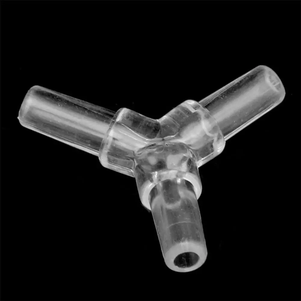 SaiDeng 10Pcs/Set 3 way Y shaped Clear Connector Air Oxygen Valves