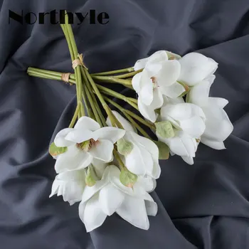 

Northyle FS125227 Artificial Kapok Flowers Bouquet For Home Decoration Wedding Decoration Fake Flower Bride Bouquet