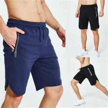 Новые поступления Популярные летние Для мужчин Повседневное Спортивные шорты мешковатые джоггеры тренировочные штаны на молнии Карманы Свободные повседневные шорты, короткие брюки