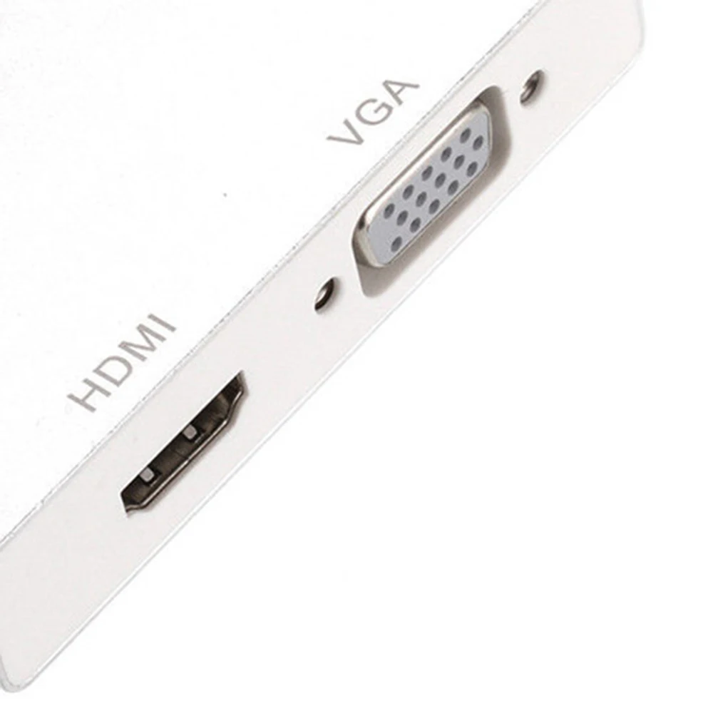 Высокое качество USB-C(Тип C) к HDMI DVI 4 к VGA Multilport адаптер конвертер с USB 3,0