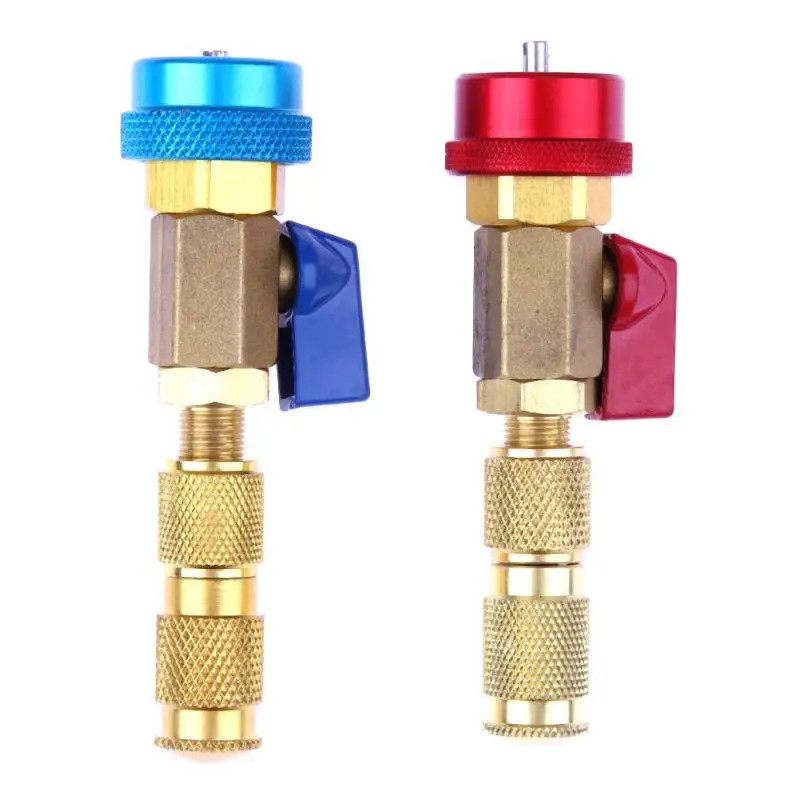 

2pcs Auto Air Conditioning R134A R12 Valve Core Quick Remover Installer High Low Pressure Tools For Automotive A/C AC Accessarie