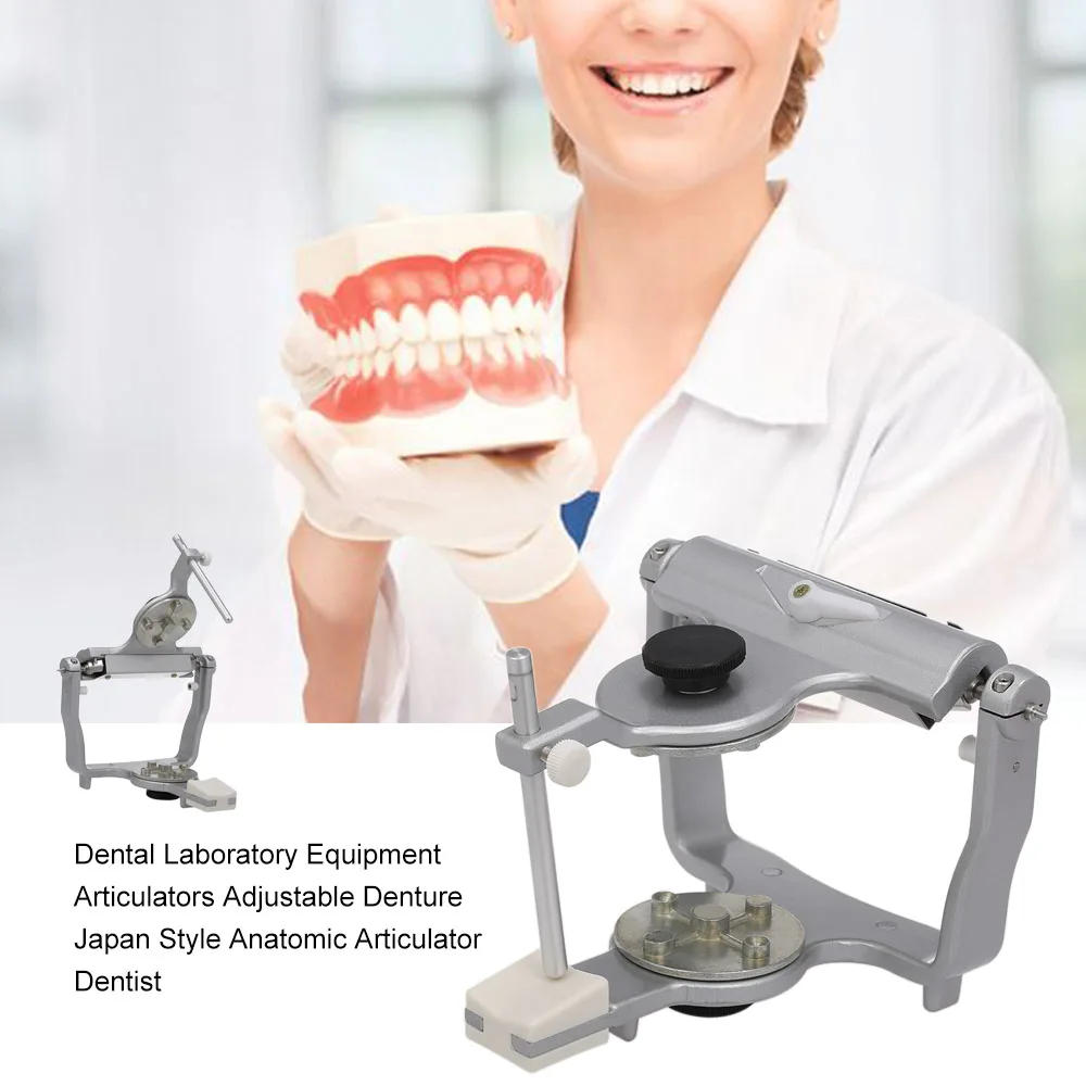

Oral Dental Articulators Laboratory Equipment Adjustable Denture Anatomic Articulator Dentist for Mounting Pre-cast Dental Model