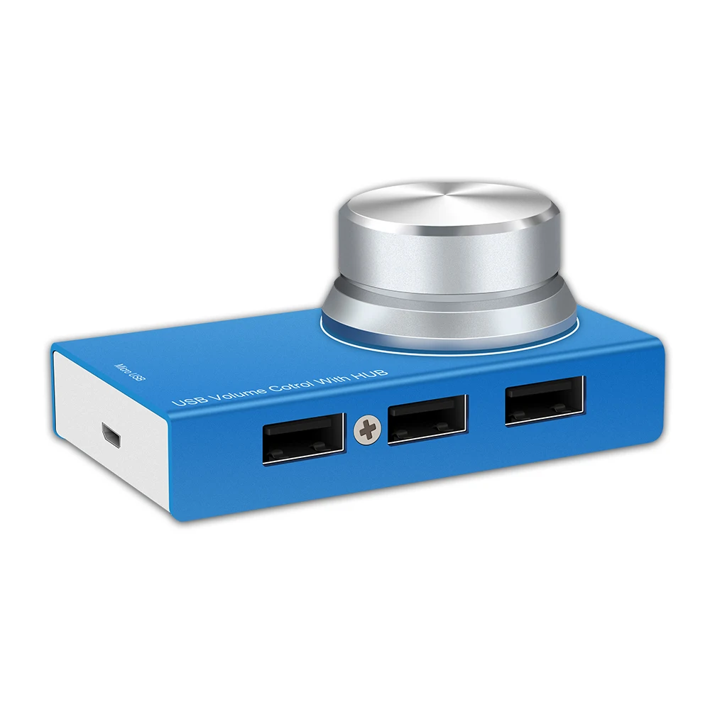 USB регулятор громкости для компьютера динамик аудио переключатель с одной