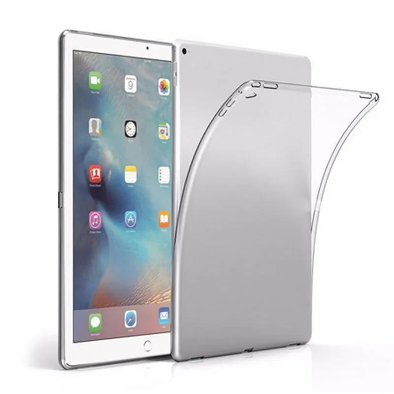 

Silicon Case For New iPad 9.7 2017 2018 Mini 1 2 3 4 Clear Transparent Case Soft TPU Back Cover Case For iPad 2 3 4 5 6 Air 1 2