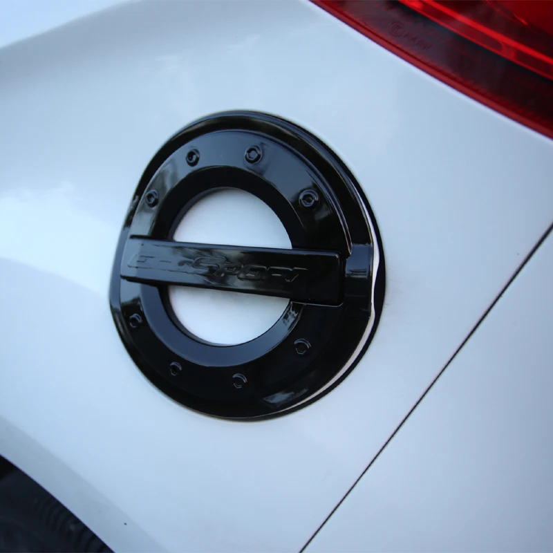 Черная крышка топливного бака Foal Burning ABS Защитная Наклейка для Ford Ecosport 2012 2013 2014 2015
