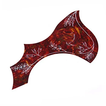 

Guitar Plectrum Protective Cover Bird Flowers for the Right Folk Guitar 41 inch