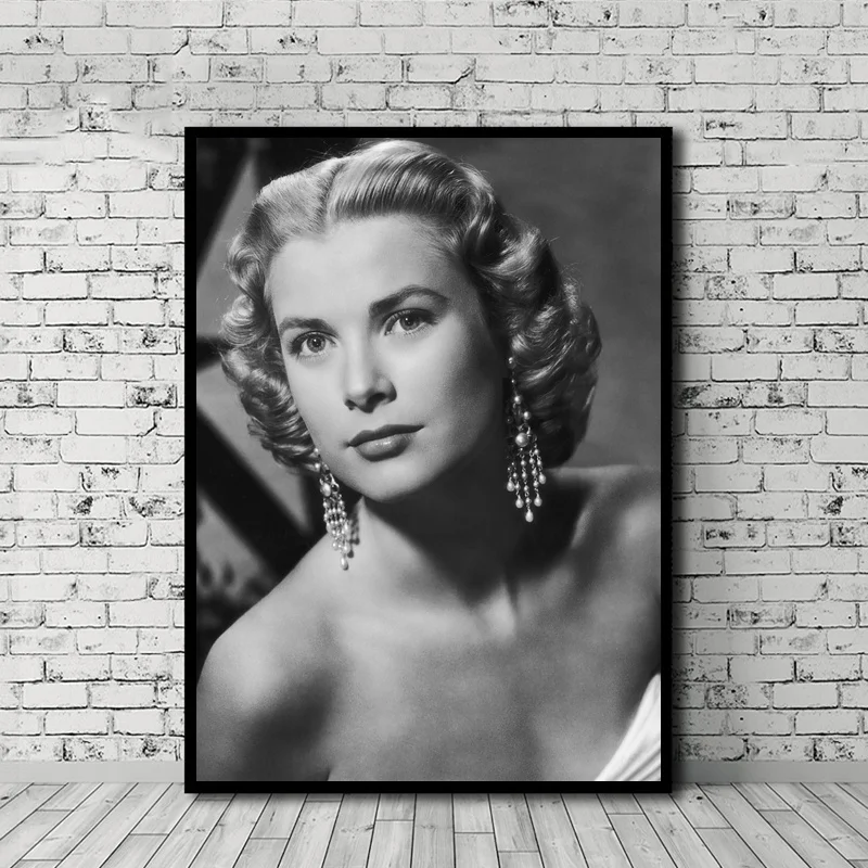 Постер Grace Kelly Картина на холсте настенное искусство домашний декор без рамки
