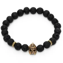 Натуральный брелок шлем ссылка браслет роковой рука украсить Strand наручные браслеты для Для женщин