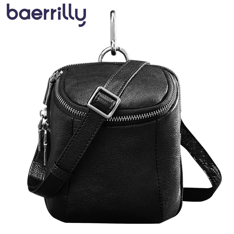 

Women Shoulder Bags Genuine Leather Small Oblique Satchel Cowhide Messenger Bag Phone Pocket Luxury Handbags Women Bags Designer